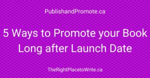 how to promote a book, book launch tips, promote a back title