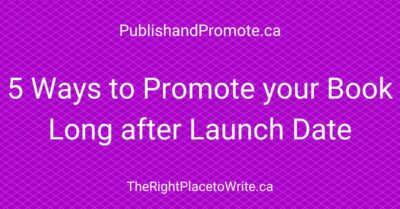 how to promote a book, book launch tips, promote a back title