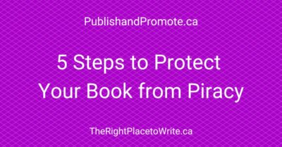 what to do about piracy, protect your book, copyright law